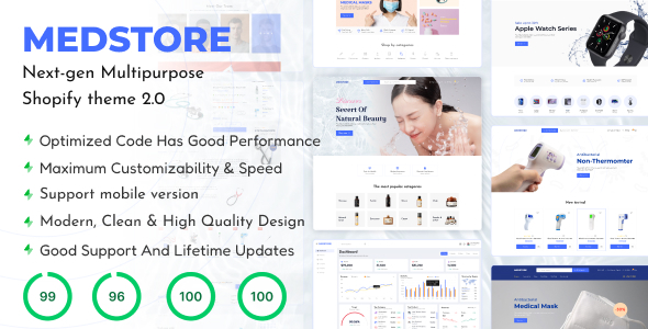 Medstore – Next-gen Multipurpose Shopify theme 2.0 – 0 Sold!