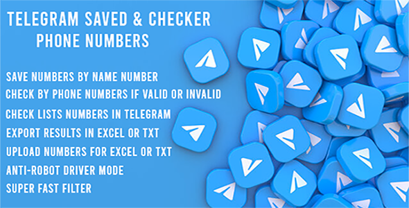 Telegram Saved & Checker Phone Numbers