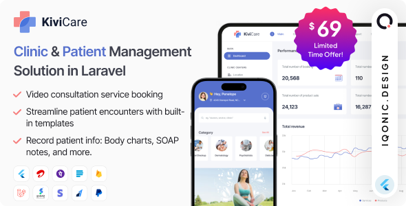 KiviCare - Complete Clinic Management System | Laravel & Flutter