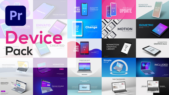 Modern Device Pack | Mock-up | Premiere Pro