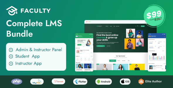 Faculty LMS - Complete eLearning Management System Bundle