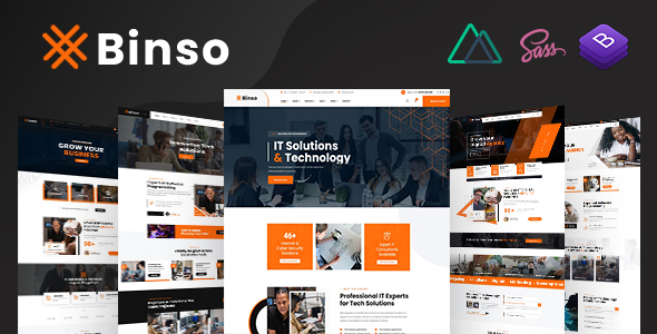 Binso - Digital Agency Vue Nuxt Template