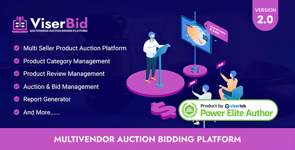 ViserBid – Multivendor Auction Bidding Platform