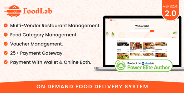 FoodLab – On demand Food Delivery System