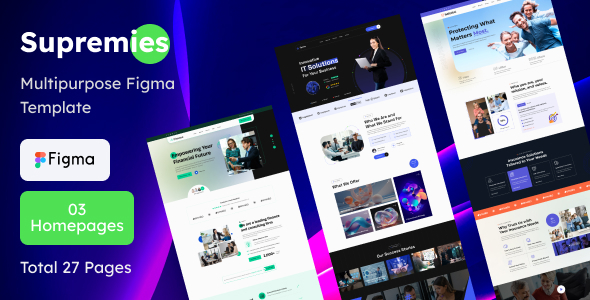 Supremies - Multipurpose Figma Template