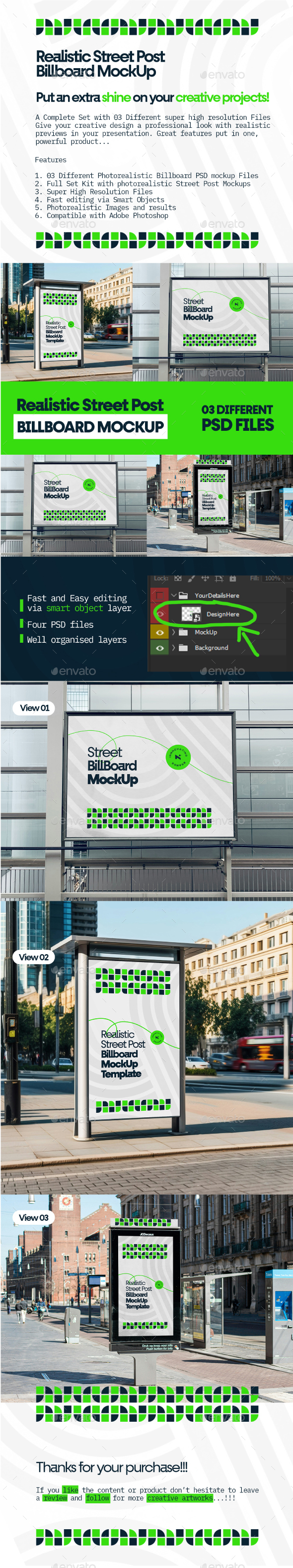 Street Poster and BillBoard MOCKUP PSD