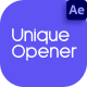 Modern Unique Opener After Effect Template - VideoHive Item for Sale