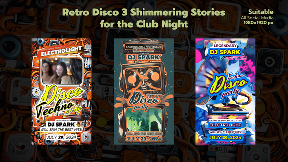 Retro Disco 3 Shimmering Stories for the Club Night