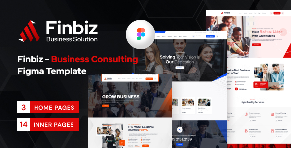 Finbiz - Business Agency Figma Template