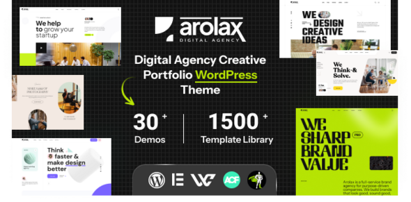 Arolax | Creative Digital Agency Theme – 0 Sold!