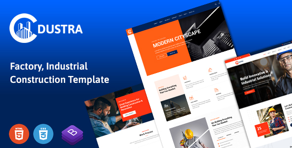 Dustra - Factory & Industry Template