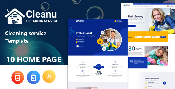 Cleanu - Cleaning Services Template