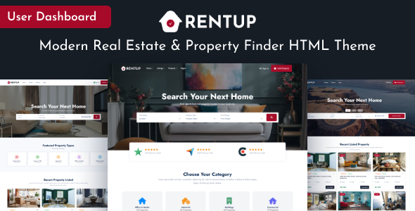 RentUp - Real Estate HTML Template