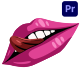 Cartoon Lips Masks | Premiere Pro MOGRT - VideoHive Item for Sale