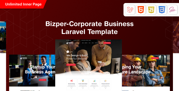 Bizper – Laravel 11 Consulting Business Template – 0 Sold!