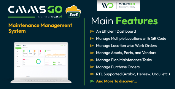 CMMSGo SaaS – Maintenance Management System