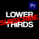 Subscribe Lower Thirds For After Effects - VideoHive Item for Sale