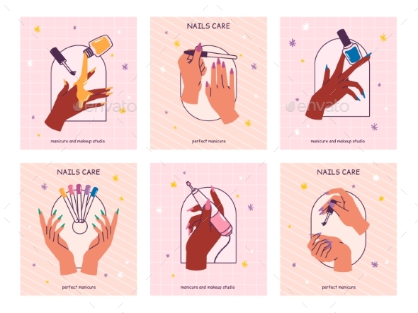 Manicure Hands Poster