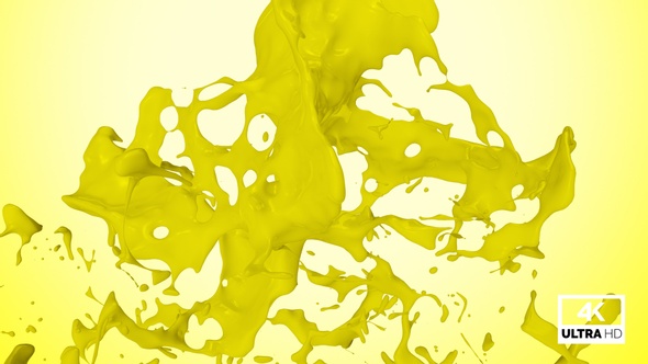 Splash Of Yellow Paint V5