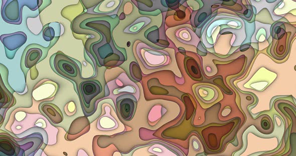 Abstract multicolor twisted animation.Abstract liquid background motion graphic.