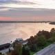 Timelapse  Sunrise of Cityscape Big City Dnipro of Ukraine Popular Tourist Attractions in Ukraine - VideoHive Item for Sale