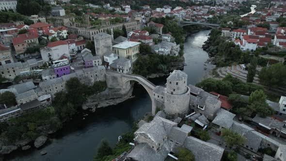 Historical Mostar Bridge