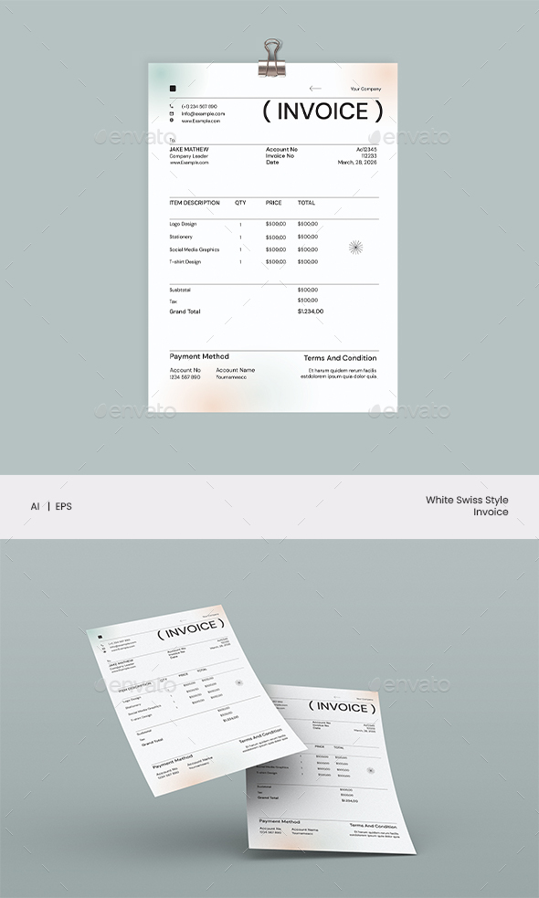 Gradient Invoice