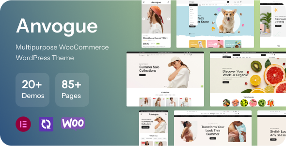 Anvogue – Multipurpose WooCommerce WordPress Theme – 0 Sold!