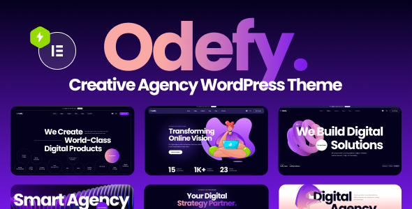 Odefy – Creative Multipurpose WordPress Theme