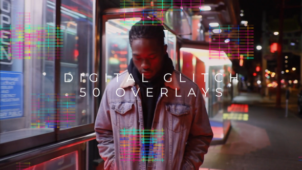 Digital Glitch Overlays