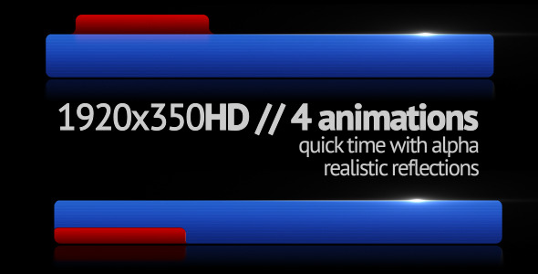 Lower Thirds with Reflections alt