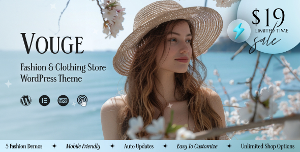 Vouge – Fashion Store WooCommerce Theme – 0 Sold!