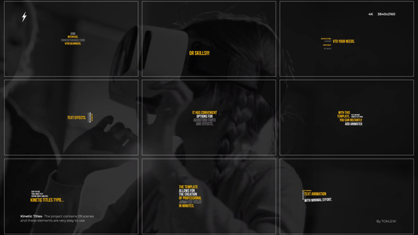 Kinetic Titles | FCPX & Apple Motion alt