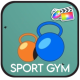 Sport Gym Icons And Titles for FCPX - VideoHive Item for Sale