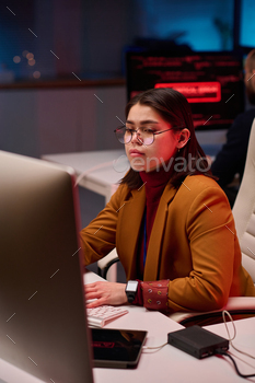 Female IT Security Expert