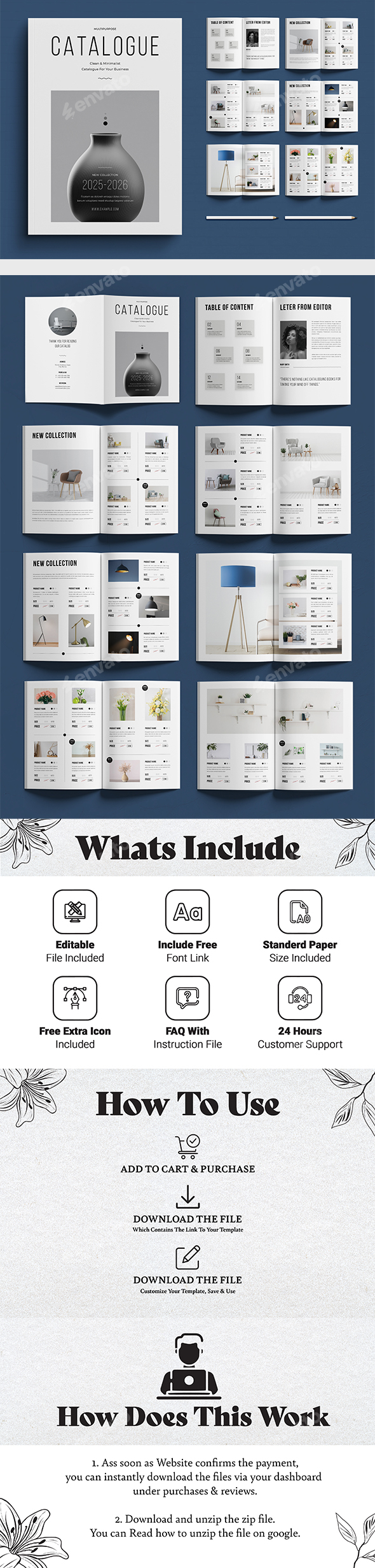 Minimal Product Catalog Layout