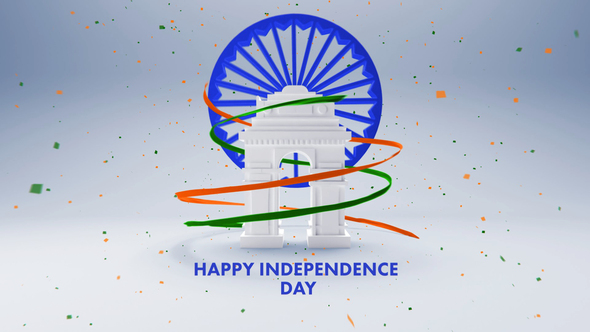 Indian Independence Day Logo