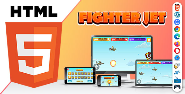 Fighter Jet ( HTML5 ) Shooting Game