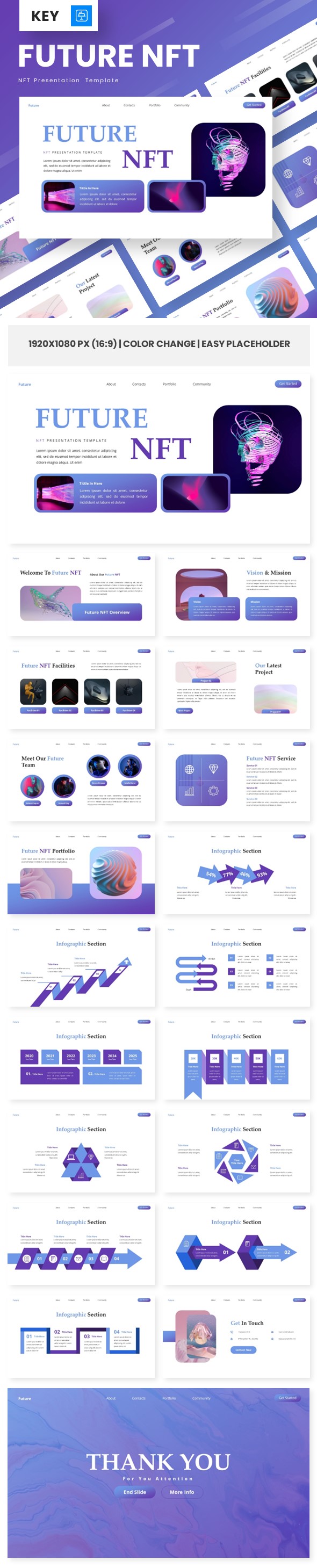 Future NFT - NFT Keynote Templates
