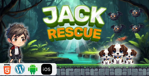 Jack Rescue - HTML5 Construct3 Game
