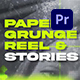Paper Grunge Reel and Stories | MOGRT - VideoHive Item for Sale
