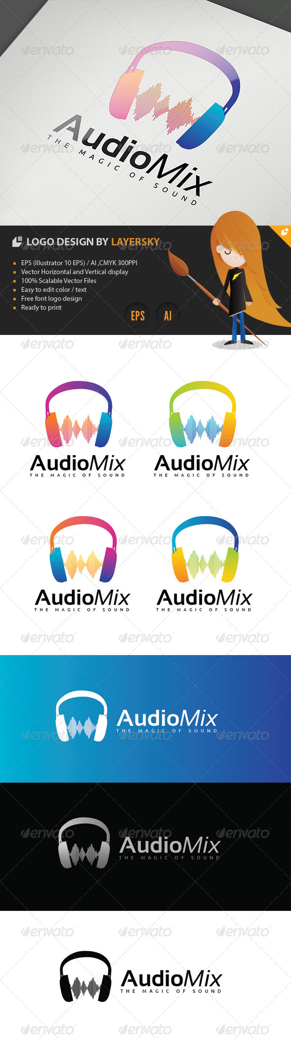 Audio Mix Logo