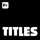 Title Animation for Premiere Pro - VideoHive Item for Sale