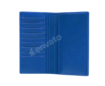 blue wallet