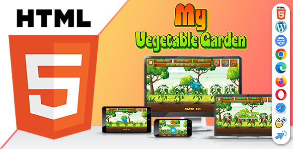 My Vegetable Garden ( HTML5 ) Plantation Game