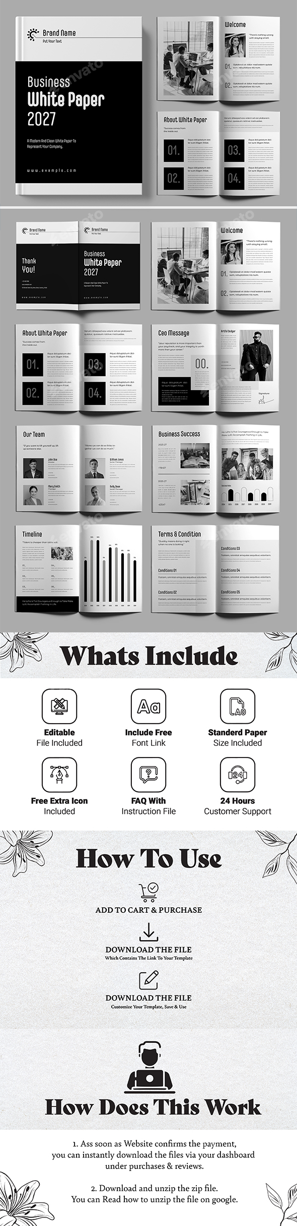 White Paper Layout Design