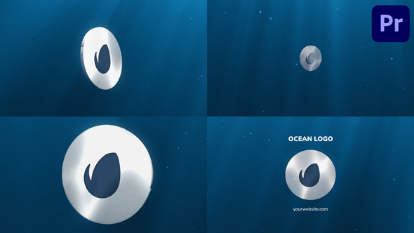 Ocean Underwater Logo for Premiere Pro