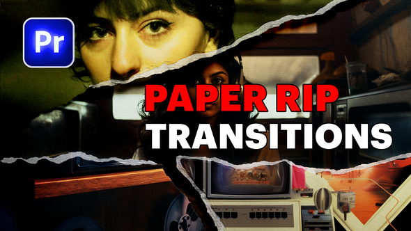 Paper Rip Transitions Pack