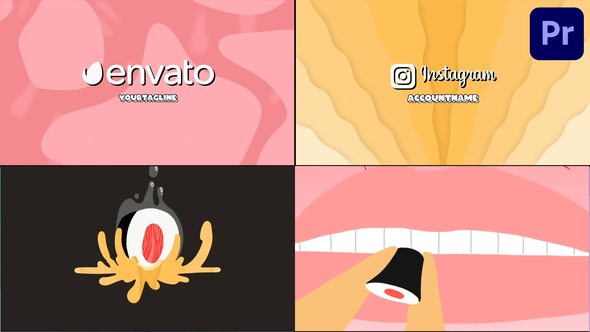 Sushi Intro Logo Pack for Premiere Pro