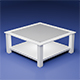 Stylish Glass Top Coffee Table - 3DOcean Item for Sale